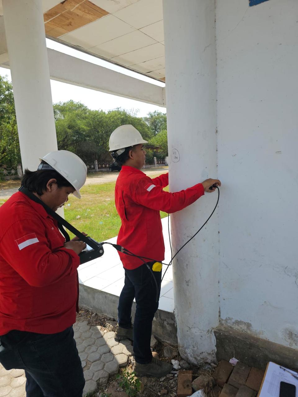 Ultrasonic Pulse Velocity UPV Test Beton