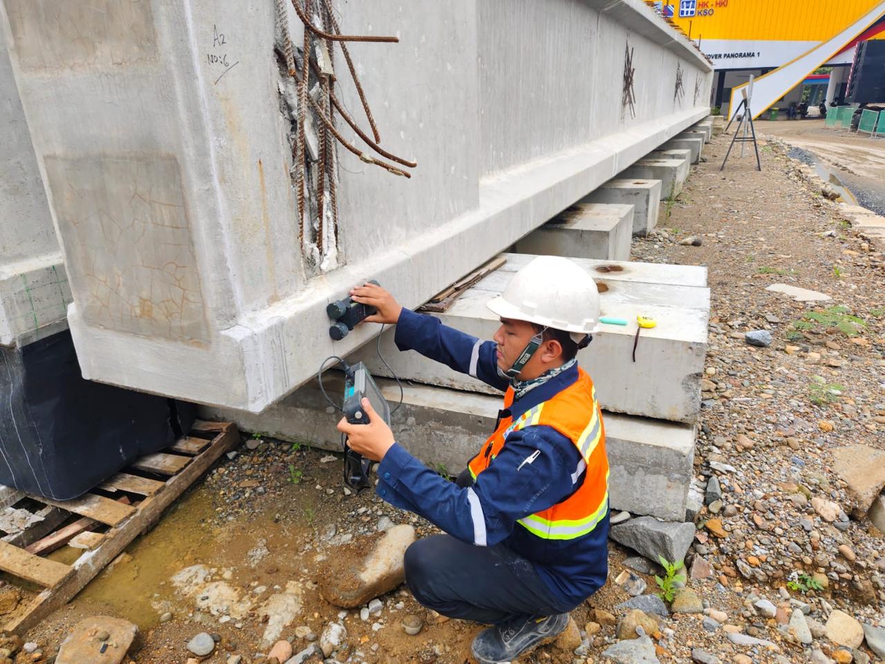 Pengujian Struktur Girder – Sitinjau Lauik Sumatera Barat