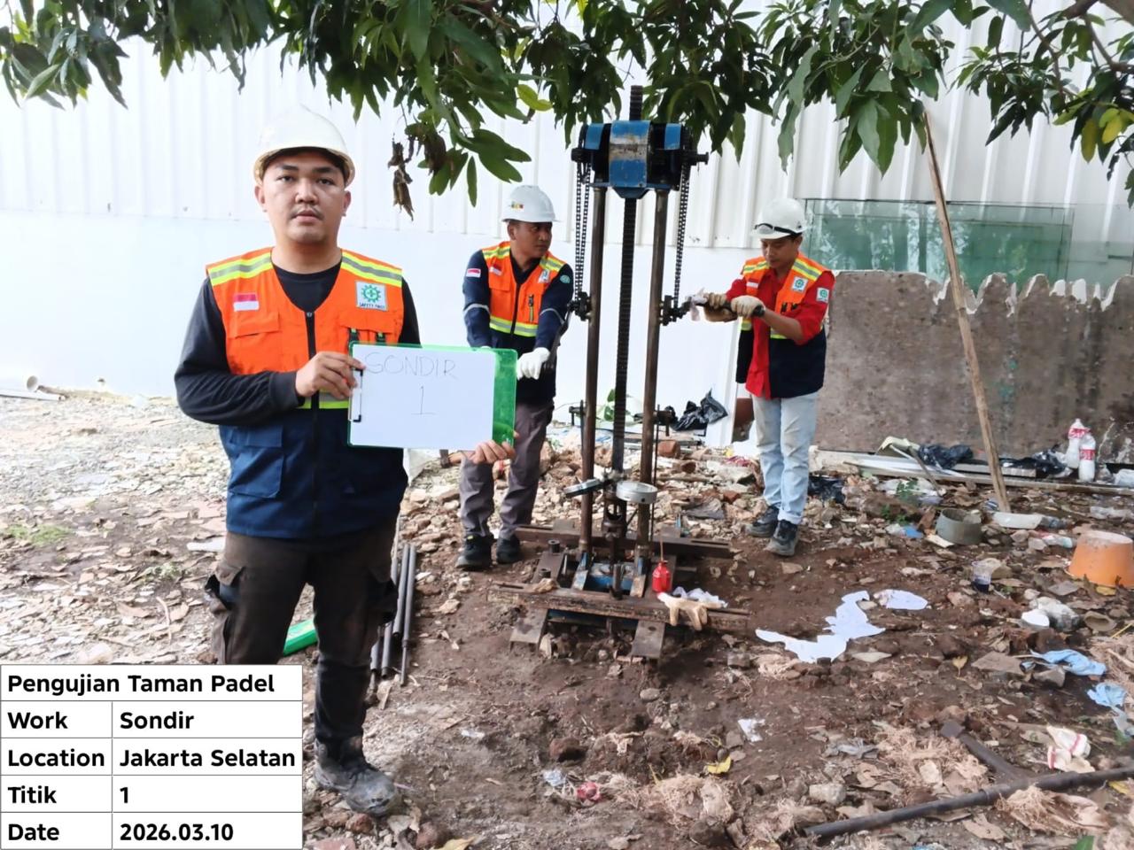 Sondir Test – Taman Padel Jakarta Selatan